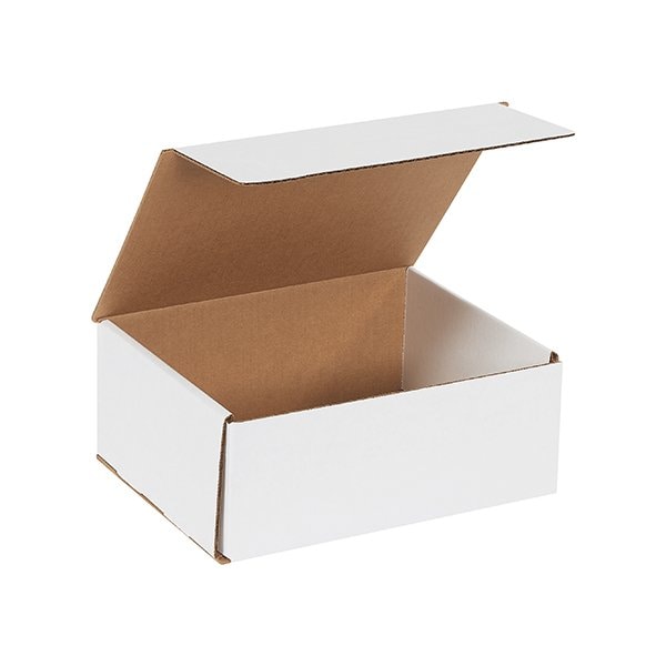 Bsc Preferred 10 x 7 x 3'' White Corrugated Mailers, 50PK BUY01599259 - main